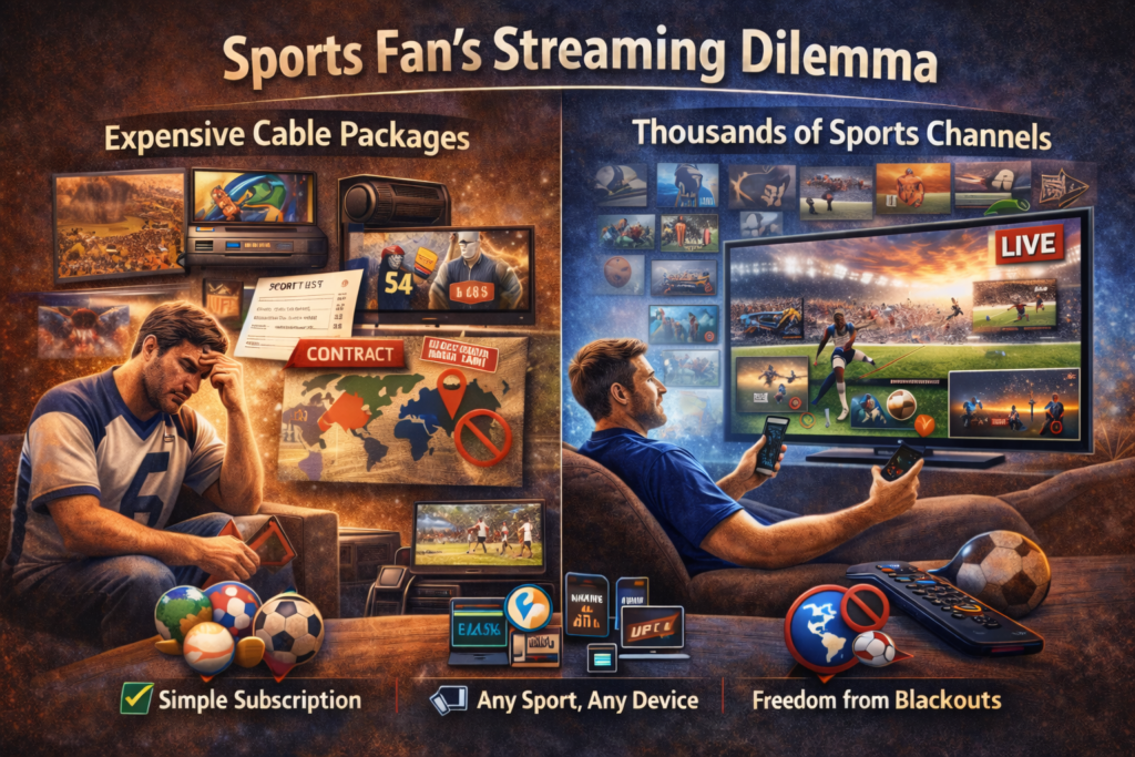 Why Layerseven TV is the best choice for sports lovers with live sports streaming on IPTV across smart devices.